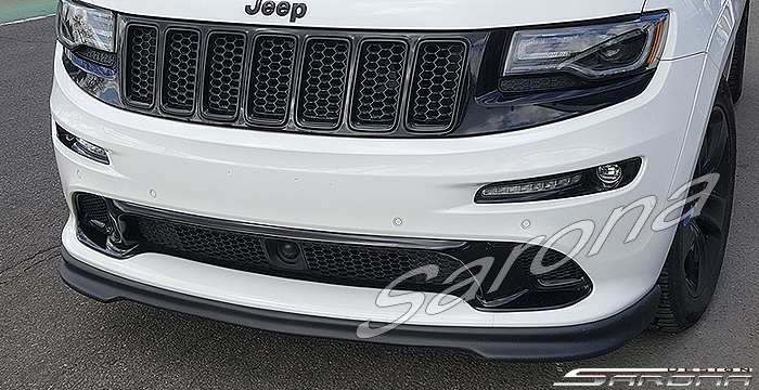 Custom Jeep Grand Cherokee  SUV/SAV/Crossover Front Add-on Lip (2011 - 2016) - $390.00 (Part #JP-017-FA)